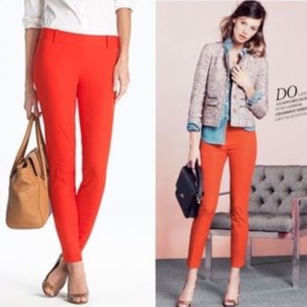 J CREW MINNEI SZ 00 FAME ORANGE 🍊 🦋
